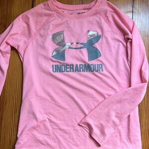 Under Armour Kids Pink Long Sleeve Shirt
